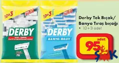 DERBY TEK BIÇAK / BANYO TIRAŞ BIÇAĞI 13'LÜ